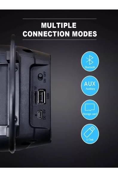 ARVIS STORE Kimiso Kms-1182 Bluetooth Hoparlör - 3