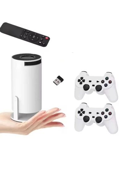 leasertech Oyun Konsollu Projektör 2 In 1 Game Projektor Yeni Nesil - 4
