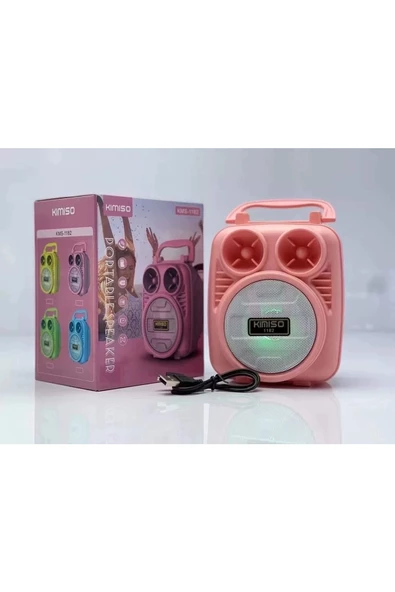 Universal Kimiso Taşınabilir Bluetooth-aux-usb Sd Kartlı Hoparlör Rgb Işıklı Fm Radyo - 2
