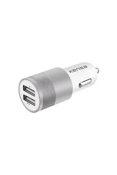 LeaserTech Araç Hızlı Şarj Aleti USB Girişli Lightning Iphone Uyumlu Çakmaklık Girişi