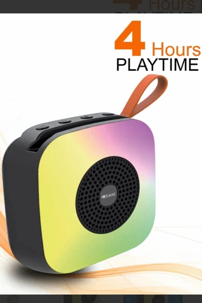 leasertech Ses Bombası Taşınabilir Kablosuz Bluetooth Hoparlör. Işıklı, Fm Radyo, Tf-Sd Kart, Usb Girişli - 4