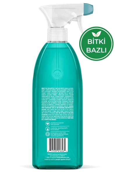 Method Köpüklü Banyo + Fayans Temizleyici Okaliptüs ve Nane Kokulu 828ML - 2