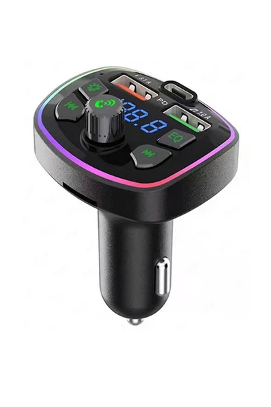 Kensa Araç Bluetooth FM Transmitter MP3 ve Şarj - 6