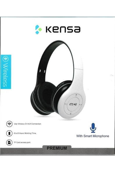 Kensa Kb-460 Wireless Kablosuz Bluetooht Kulaklık Bilgisayar/telefon Uyumlu - 2