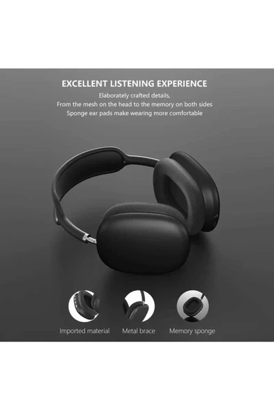 Kensa KULAK ÜSTÜ BT KULAKLIK TAŞIMA KILIFLI ULTRA GÜÇLÜ VE DAYANIKLI Hİ-Fİ KALİTESİNDE SES - 4