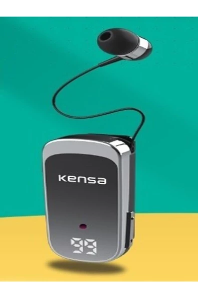 Kensa KB-944 Göstergeli Siyah Bluetooth Makaralı Kulaklık - 2