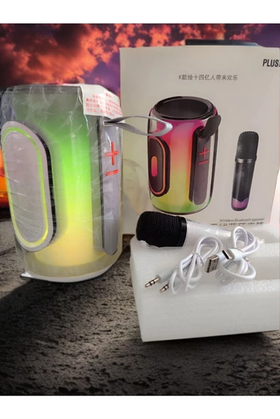 Kensa TAŞINABİLİR KABLOSUZ MİKROFONLU BT HOPARLÖR SON ÇIKAN PLUSE8 SERİSİ YENİ NESİL ULTRA GÜÇLÜ SES - 2