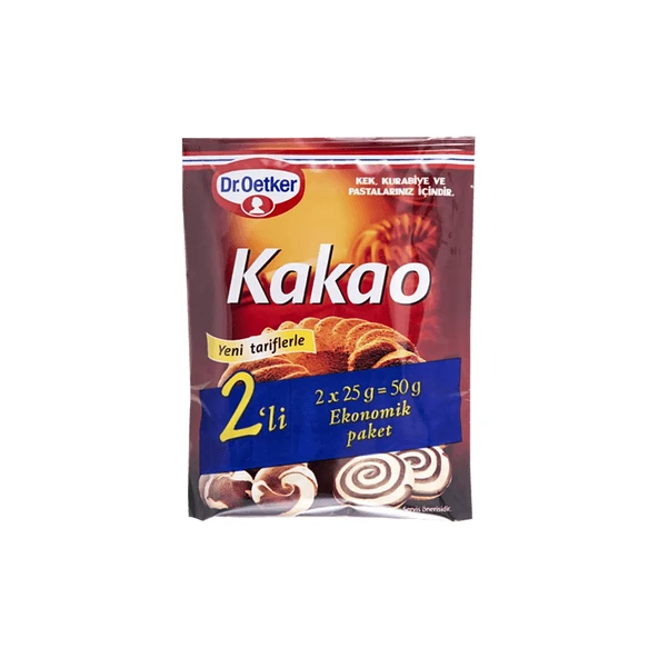 Dr.Oetker Kakao 2x25 gr x 4 Adet - 2