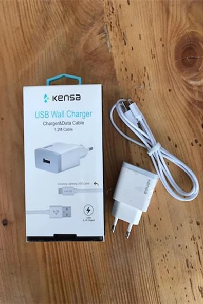 Kensa Kn-60 Iphone Uyumlu Şarj Cihazı Ve Kablo - Resim 2