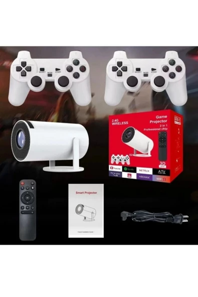leasertech Oyun Konsollu Projektör 2 In 1 Game Projektor Yeni Nesil - 3