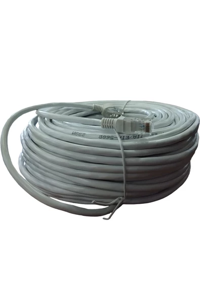 LeaserTech 40 Metrelik Cat6 Lan Internet Data Kablosu(ETHERNET MODEM RJ45 UÇLU JACKLI NETWORK ADSL) - 2