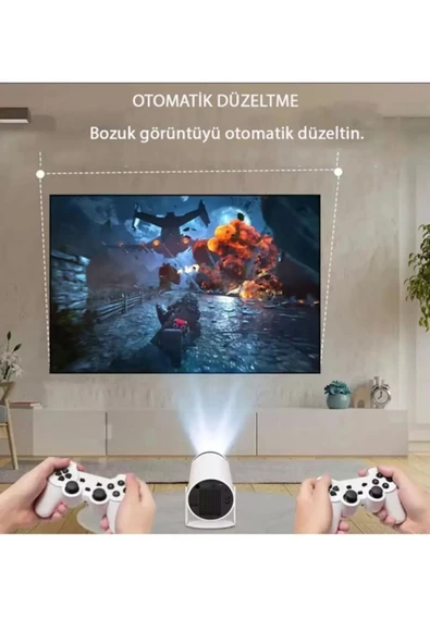 leasertech Oyun Konsollu Projektör 2 In 1 Game Projektor Yeni Nesil - 5