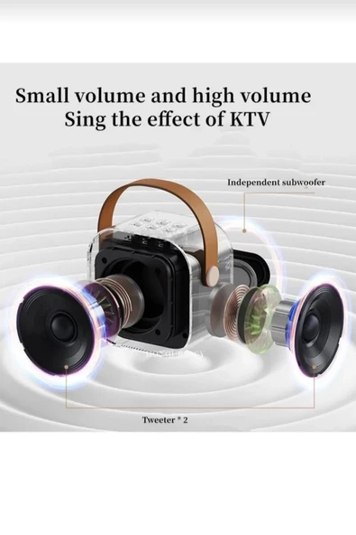 Kensa Karaoke Mikrofon Hoparlör Seti - 4