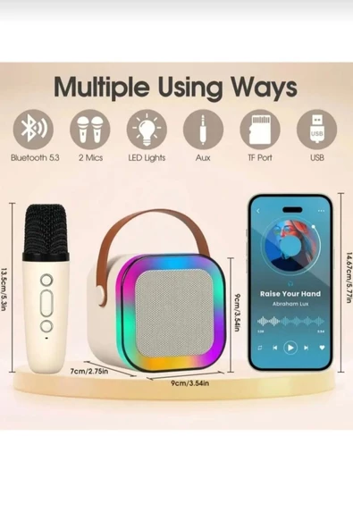 Kensa Karaoke Mikrofon Hoparlör Seti - 2