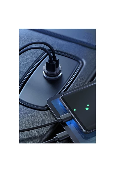 Kensa Ka-52 Usb-c Araç Hızlı Şarj Aleti Çakmaklık Girişi - Resim 3