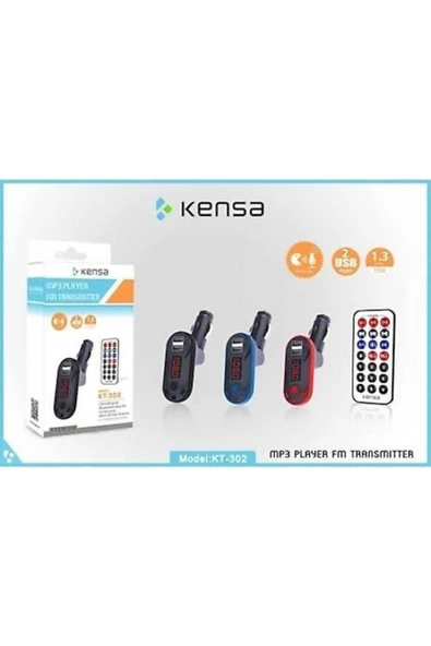Kensa Kt-302 Bluetooth Araç Kiti - Resim 2
