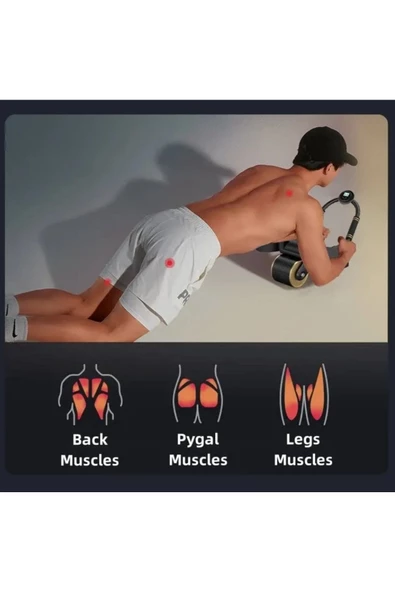 Sayaçlı Mekik Aleti Spor Aleti Dirsek Destekli Mekik Aleti Dijital Ekran Karın Egzersiz Fitness - 2