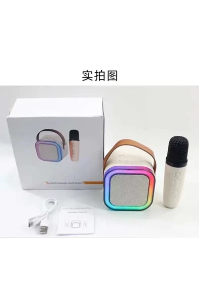 LeaserTech Karaoke Mikrofon Hoparlör Seti - 3