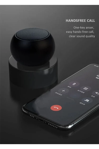 Taşınabilir Bluetooth Speaker Seyahatlerde Bisiklet Sürüşlerinde Kullanım Mini Kablosuz Hoparlör M3 - 7