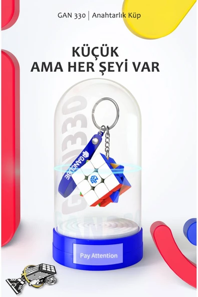 330 Anahtarlık Rubik Küp Zeka Küpü Paskalya Yumurta Sürümü 3x3 TR Türkiye Resmi Satıcısı - 2
