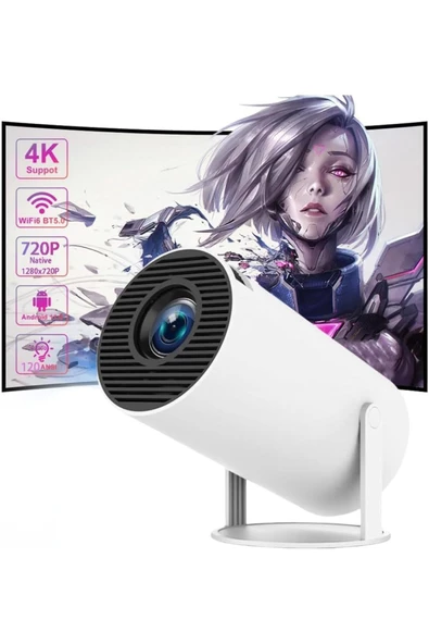 Hy300 Projeksiyon Wifi 6 Bt5.0 Ev Sineması Projeksiyon