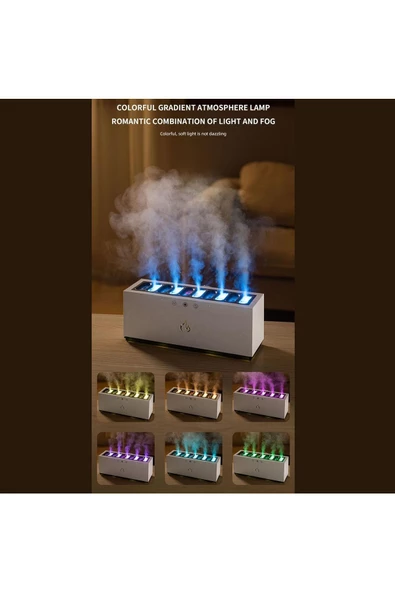 Hava Nemlendirici Difüzör Humidifier Buhar Makinesi Aroma Terapi Difüzörü 900 Ml 10x25 cm K15 - Resim 5