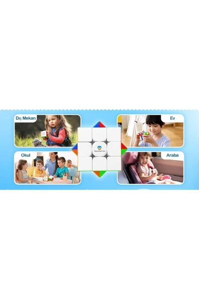 Manyetik 3x3 Küp Zeka Küpü Mg 356 Edu Klasik 48 Mıknatıslı Gan Üretimidir - 7