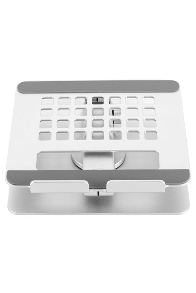 iPad ile Uyumlu Stant Yüksekliği Ayarlanabilir Tutucu Tok Alüminyum 10-17 inç Uyumlu H06 - 7