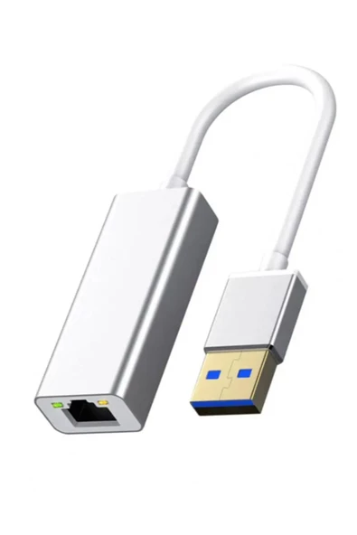 USB To Ethernet RJ45 Çevirici Kablolu İnternet Dönüştürücü 1000Mbps Laptop PC İle Uyumlu ZR202