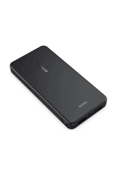 Su Geçirmez 10000 mAh PD 15W 3 Port Powerbank 15mm Slim Size 2 Giriş 2 Çıkış PB1215 - Resim 2