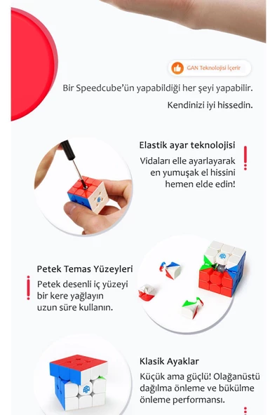 330 Anahtarlık Rubik Küp Zeka Küpü Paskalya Yumurta Sürümü 3x3 TR Türkiye Resmi Satıcısı - 7