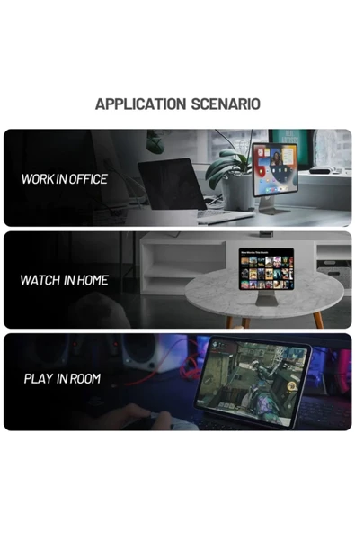 Tablet Stant iPad Pro 11 ve iPad Pro 12.9 ile Uyumlu Açısı Ayarlanabilir Mıknatıslı MGN-20 - 3