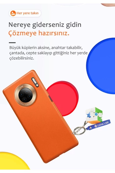 330 Anahtarlık Rubik Küp Zeka Küpü Paskalya Yumurta Sürümü 3x3 TR Türkiye Resmi Satıcısı - 4