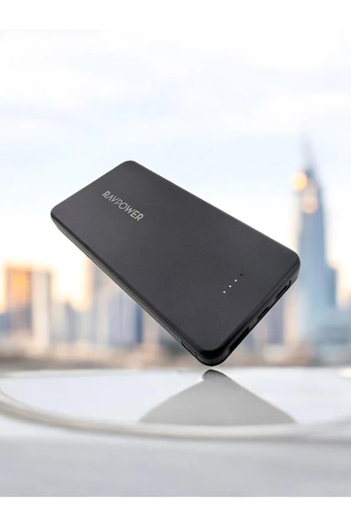 Su Geçirmez 10000 mAh PD 15W 3 Port Powerbank 15mm Slim Size 2 Giriş 2 Çıkış PB1215 - Resim 3