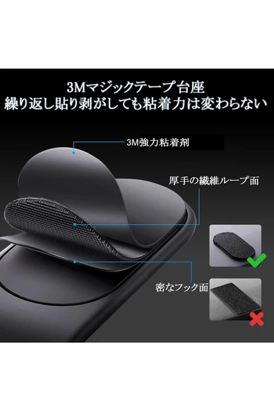 Araç İçin Telefon Tutucu  Güçlü Kavrama 360 UyumluDerece Dönebilen Kullanımı Kolay Holder RT-202 - Resim 5