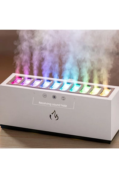 Hava Nemlendirici Difüzör Humidifier Buhar Makinesi Aroma Terapi Difüzörü 900 Ml 10x25 cm K15 - Resim 6