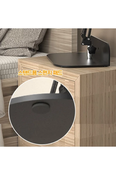 Profesyonel 80cm Kol Uzunluğu Koltuk Yatak Masaüstü Montaj Tablet Tutucu Açısı Ayarlanabilir CT7 - 6