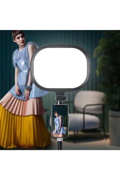Led Aydınlatma Video ve Fotoğraf Çekimi için Sürekli Işık Youtuber Twich Yayın Işığı 23cm SY-039 - 6