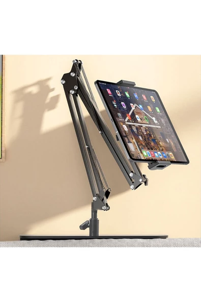 Profesyonel 80cm Kol Uzunluğu Koltuk Yatak Masaüstü Montaj Tablet Tutucu Açısı Ayarlanabilir CT7 - 3