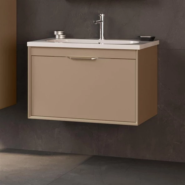 Orka Clay 100 cm Sahra Banyo Dolabı Takımı - 2