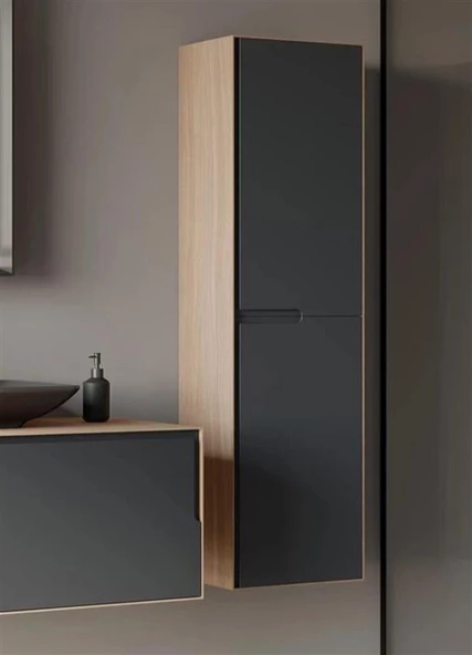 Orka Craft 40 cm Meşe Banyo Boy Çamaşır Dolabı ürün görseli