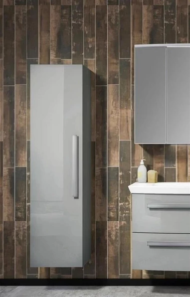 Orka Urla 40 cm Gri Banyo Boy Çamaşır Dolabı