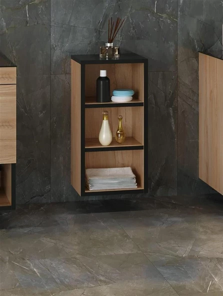 Orka Knidos 30 cm Legnano Alt Banyo Boy Çamaşır Dolabı - Resim 2