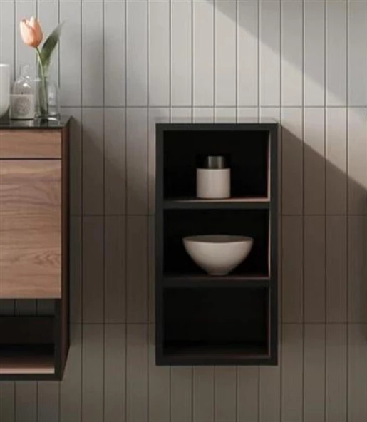 Orka Knidos 30 cm Navaro Alt Banyo Boy Çamaşır Dolabı - 2