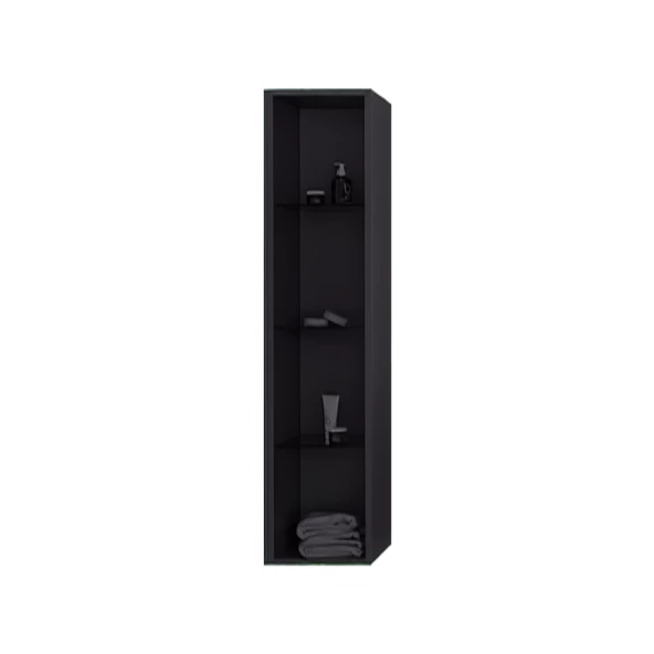 Orka Milano 30 cm Antrasit Banyo Boy Çamaşır Dolabı - 2