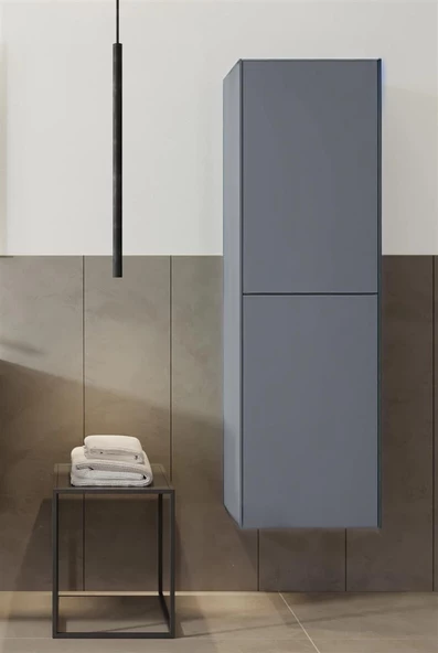 Orka Milano 40 cm Gri Banyo Boy Çamaşır Dolabı