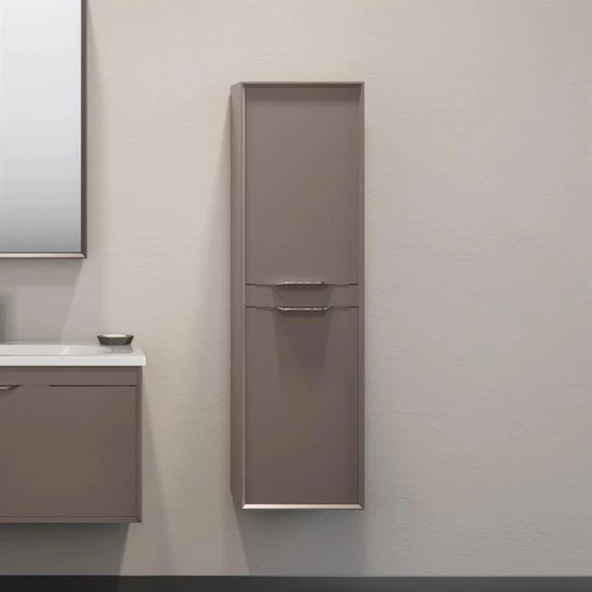 Orka Clay 40 cm Toprak Banyo Boy Çamaşır Dolabı