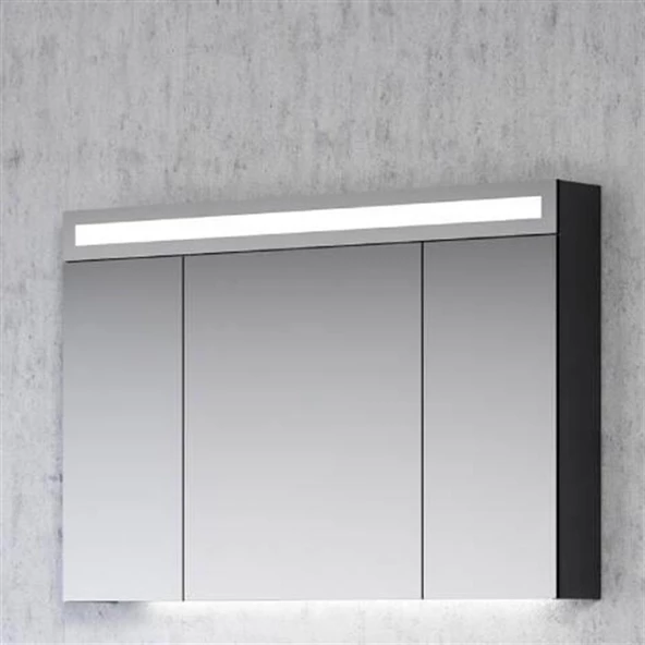 Orka Varna 120 cm Mat Beyaz Banyo Dolabı Takımı - 5