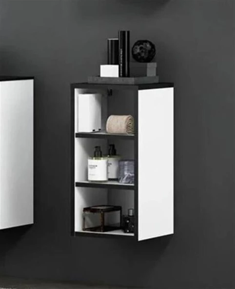 Orka Knidos 30 cm Beyaz Alt Banyo Boy Çamaşır Dolabı