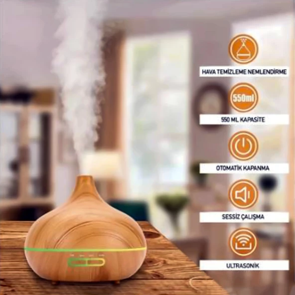 AROMA DIFFUSER HAVA NEMLENDİRİCİ - 3